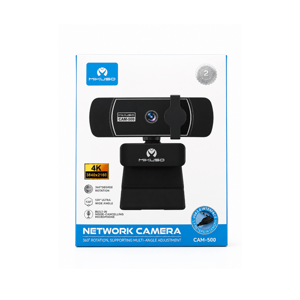 Mikuso 4K USB Network Camera CAM-500 BK