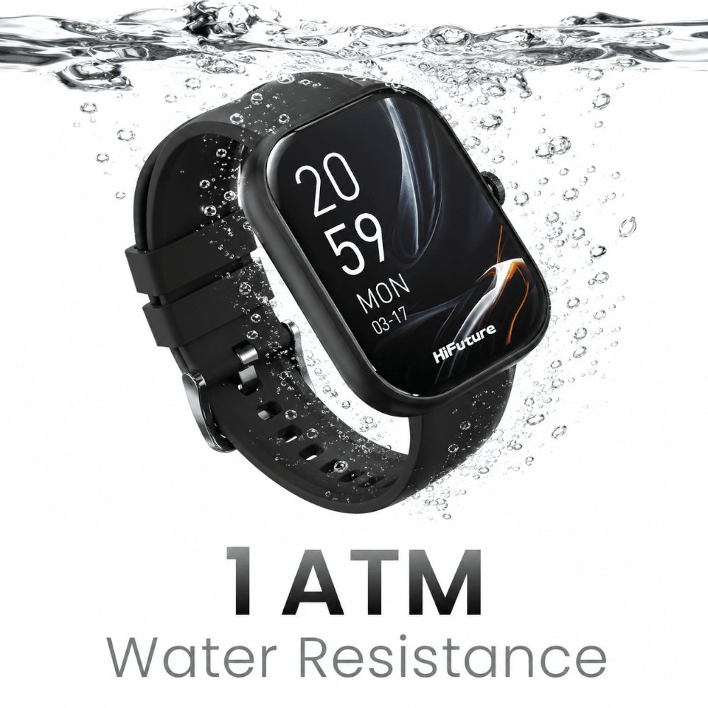 HiFuture LUME BK 1.85" Smart Watch Black