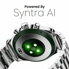 HiFuture GO PRO2 SG Stainless Steel Smart Watch Silver Green