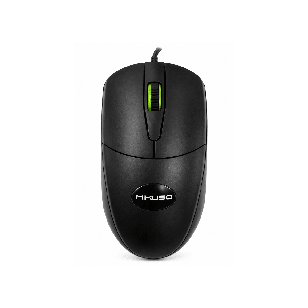 Mikuso Wired Mouse Green MOS-384U GN