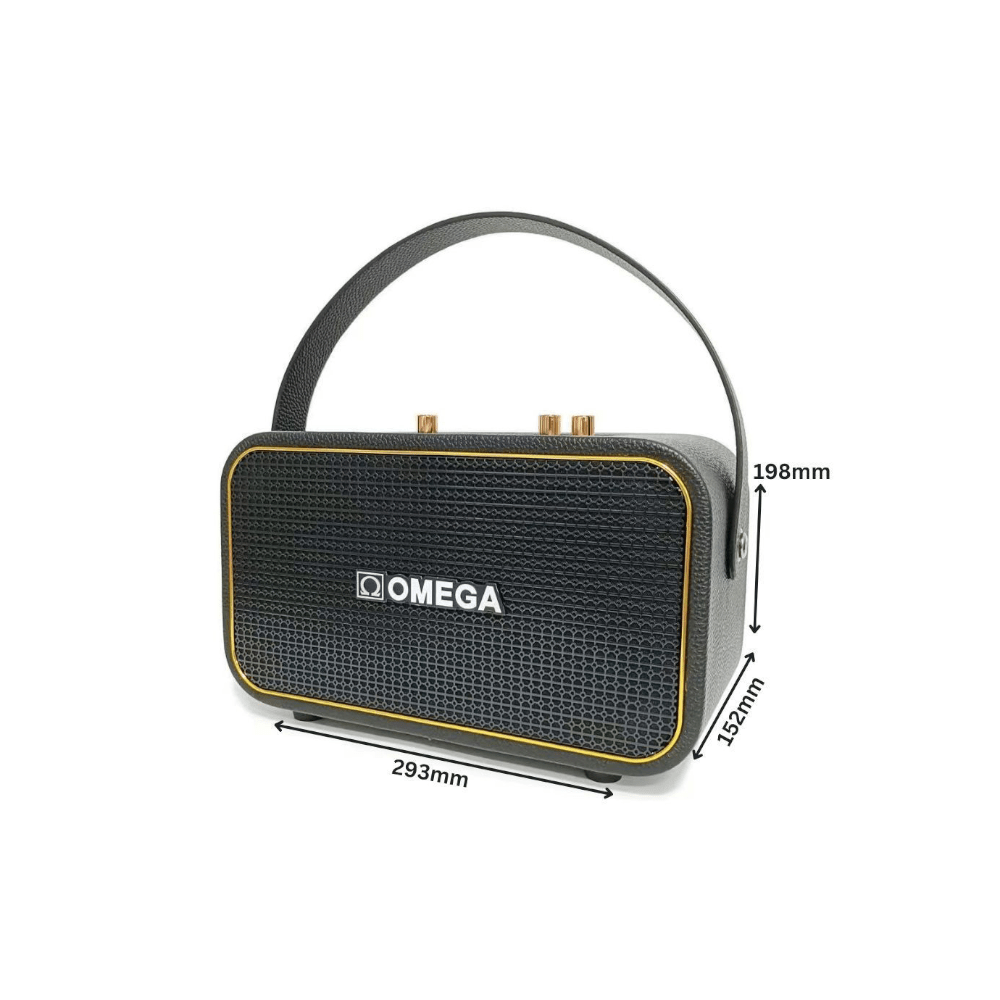 Omega Rewind Series Portable Bluetooth Speaker DVD-5132