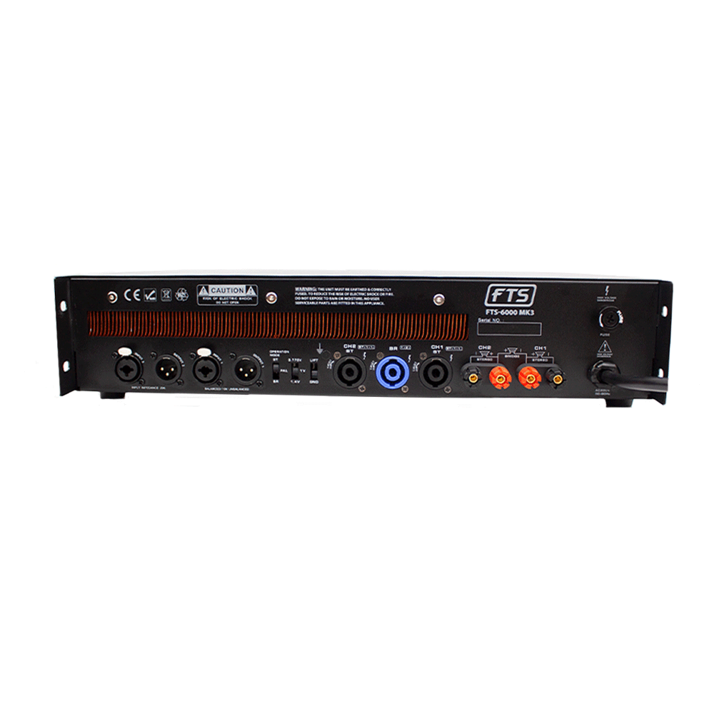 FTS Professional Power Amplifier FTS-6000 MK3