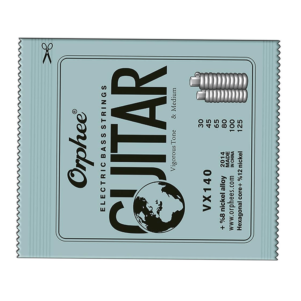 Orphee VX140 0.30 To 0.125 6 String Electric Bass Guitar Strings